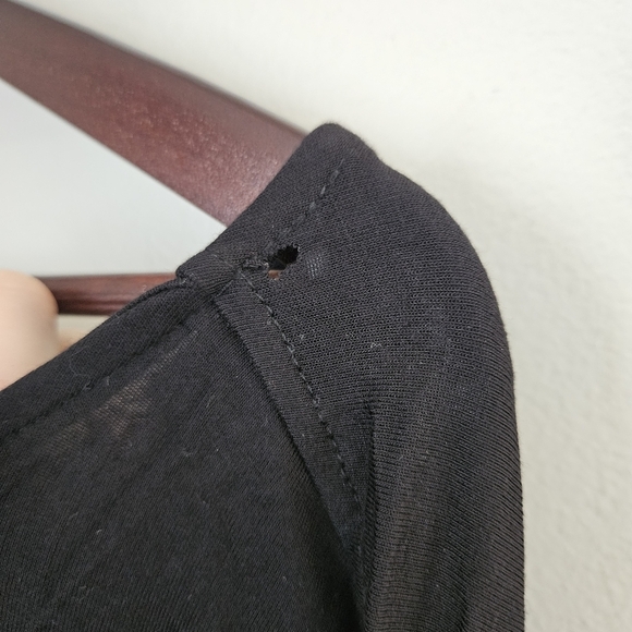 Yana K Dress 3/4 Lisa Long Sleeve Black Neutral Casual Oversized Loose Fit - Picture 11 of 11